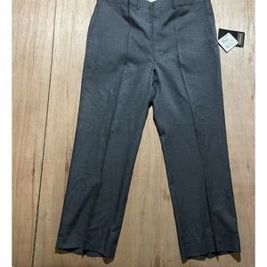 Vintage Haggar Pleated Pants Gray Mens Size 42‎ x 32